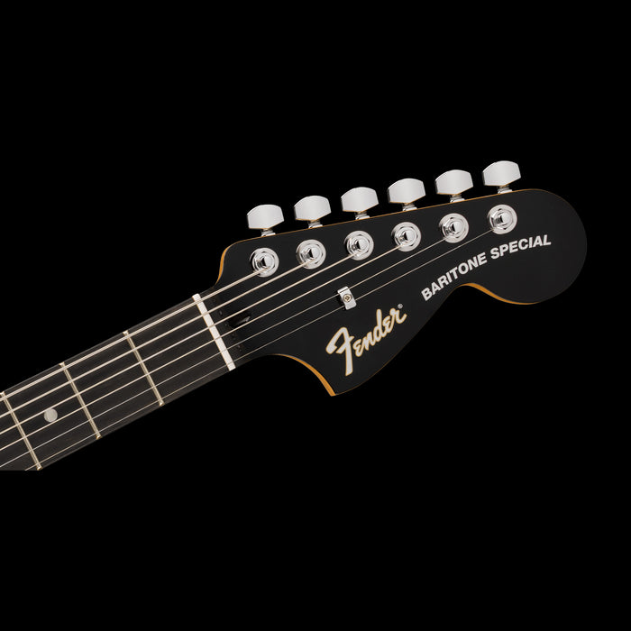 Fender Limited Edition Player Fusion Jaguar Baritone Black Headstock 