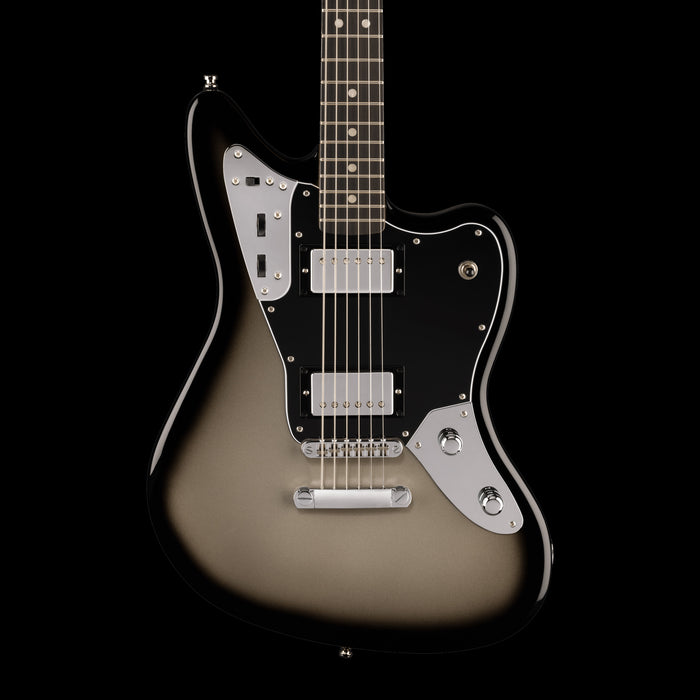 Fender Limited Edition Player Fusion Jaguar Baritone Silverburst Front Crop