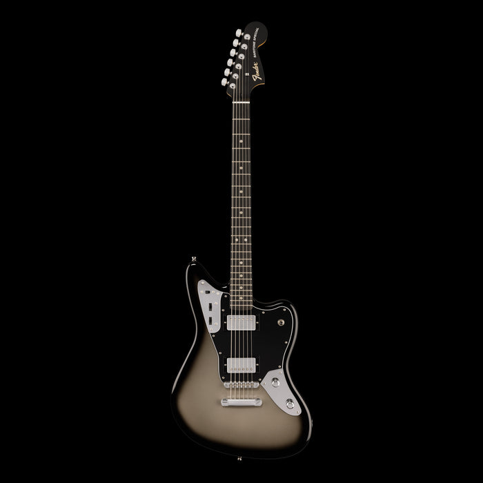 Fender Limited Edition Player Fusion Jaguar Baritone Silverburst Front