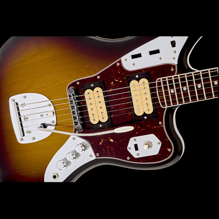 Fender Artist Series Kurt Cobain Jaguar 3-Color Sunburst Front Body Detail