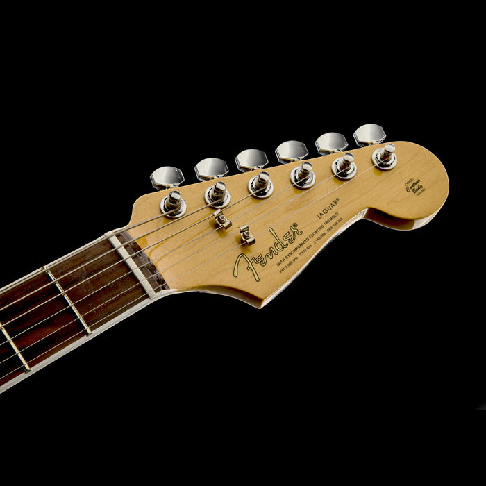 Fender Artist Series Kurt Cobain Jaguar 3-Color Sunburst Headstock