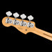 Fender 75th Anniversary Player II Precision Bass Seafoam Green Headstock Back