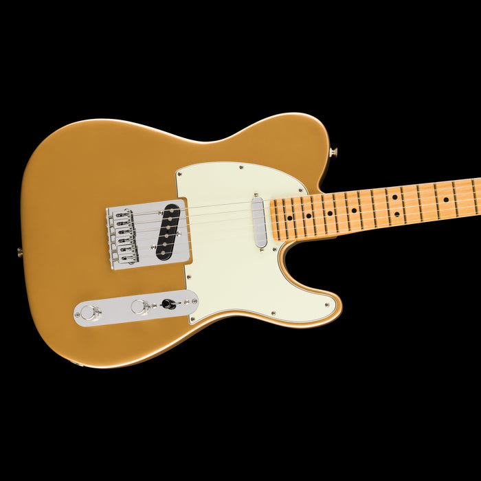 Fender 75th Anniversary Player II Telecaster Aztec Gold Contour Body Right