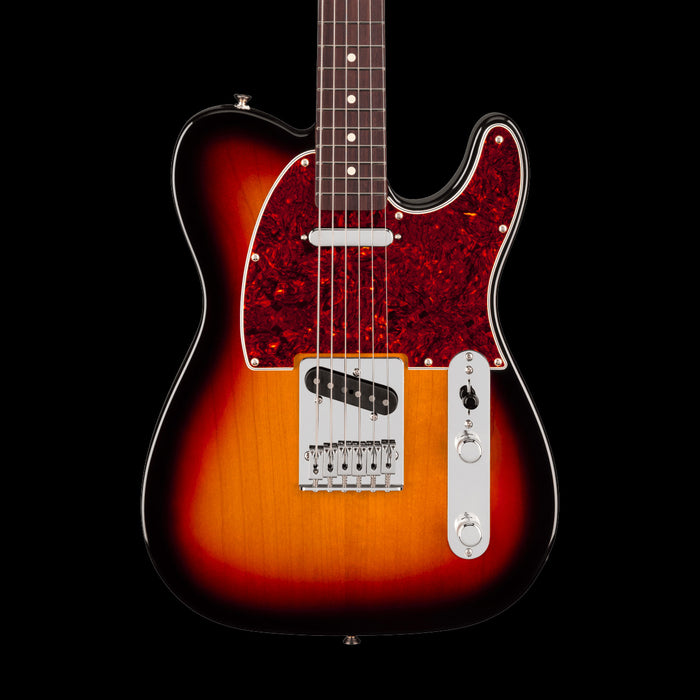Fender 75th Anniversary Player II Baritone Telecaster 3-Color Sunburst Front Crop