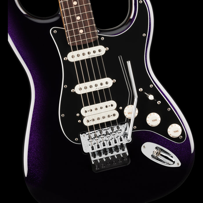 Fender Player II Modified Stratocaster HSS Floyd Rose Rosewood Fingerboard Dusk Front Body Detail