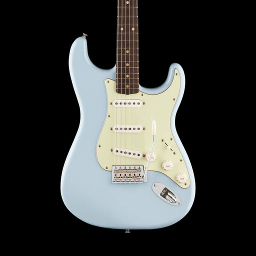 Fender Limited Edition Vintera II Road Worn '60s Stratocaster Sonic Blue Front Crop