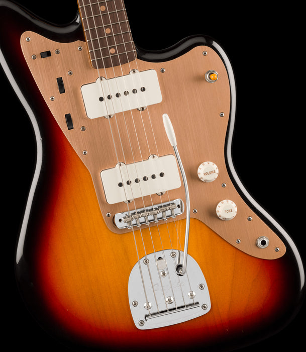Fender Limited Edition Vintera II Road Worn '50s Jazzmaster 3-Color Sunburst Front Body Detail 