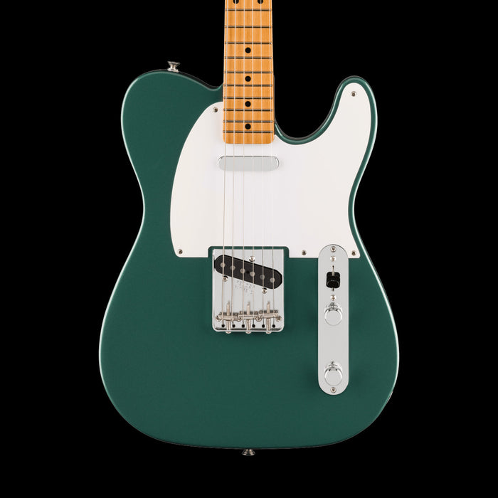 Fender Vintera III Late '50s Telecaster Sherwood Green Metallic Front Crop