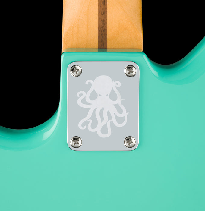 Fender Limited Edition Mark Hoppus Jaguar Bass Sea Foam Green Neck Plate