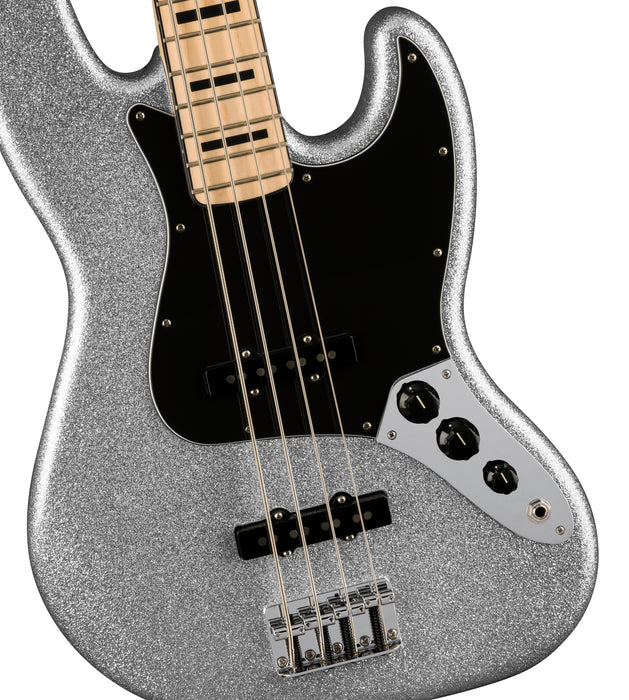 Fender Limited Edition Mikey Way Jazz Bass Silver Sparkle with Gig Bag