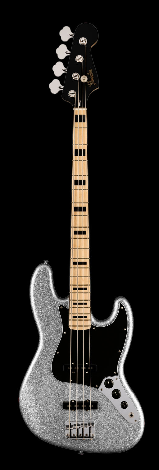 Fender Limited Edition Mikey Way Jazz Bass Silver Sparkle with Gig Bag