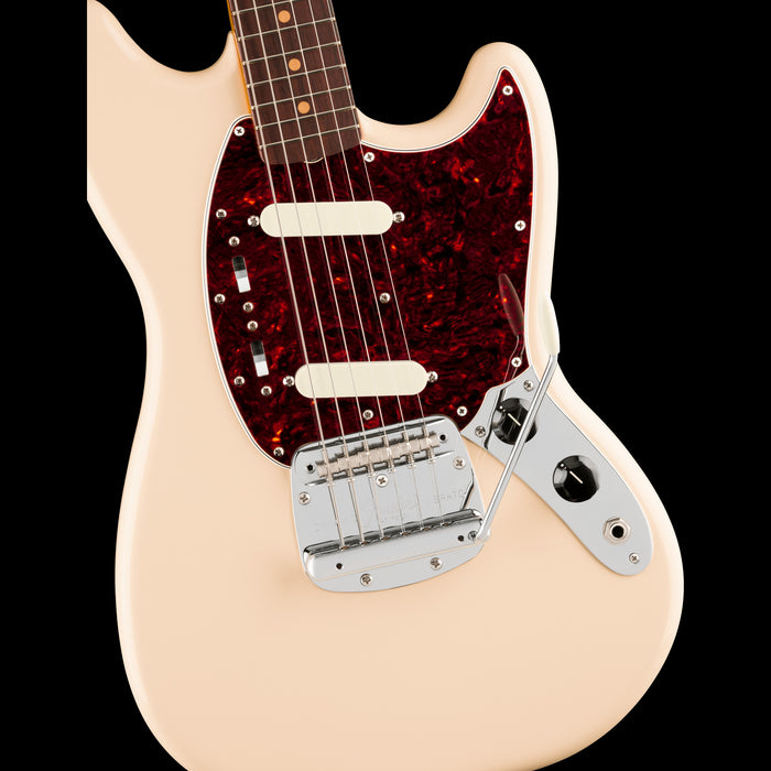 Fender Vintera III Mid '60s Mustang Olympic White Front Body Detail 