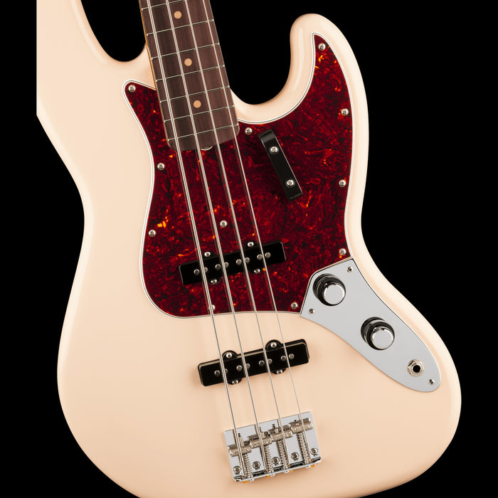 Fender Vintera III Early '60s Jazz Bass Olympic White Front Body Detail 