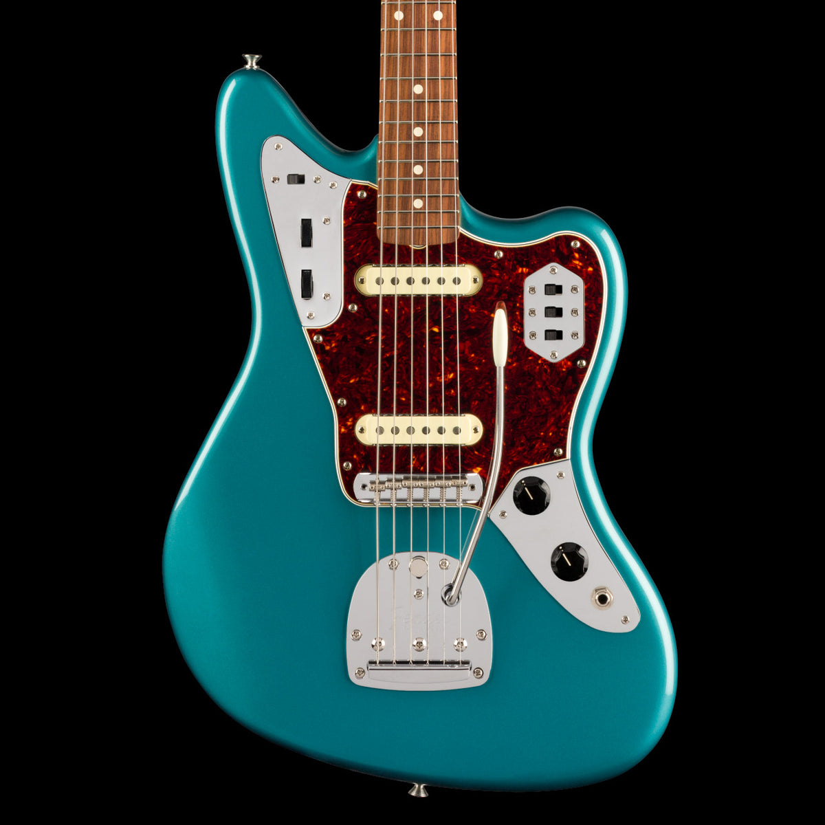 Fender Vintera '60s Jaguar Ocean Turquoise With Gig Bag — Truetone