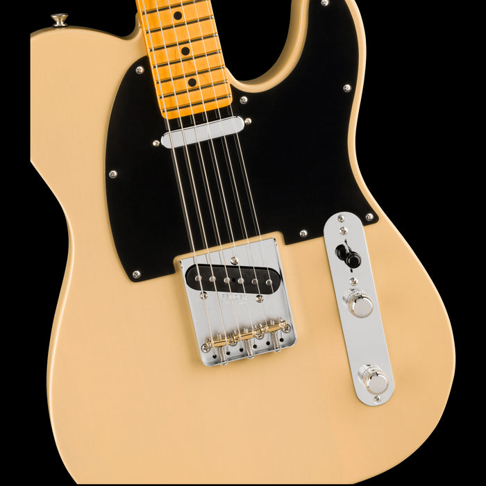 Fender Limited Edition American Professional Classic Silent System Telecaster Vintage Blonde Front Body Detail