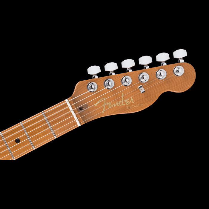 Fender Limited Edition American Ultra II Telecaster Natural Headstock Front
