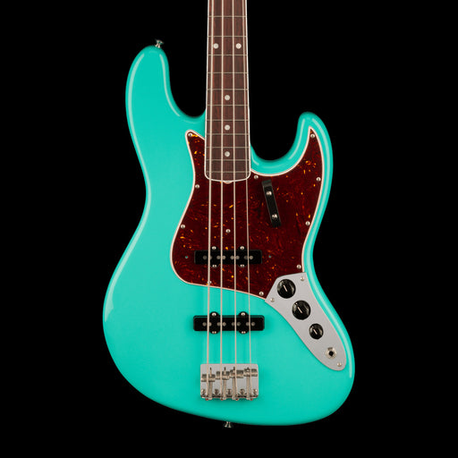 Fender American Vintage II 1966 Jazz Bass Sea Foam Green Front Crop