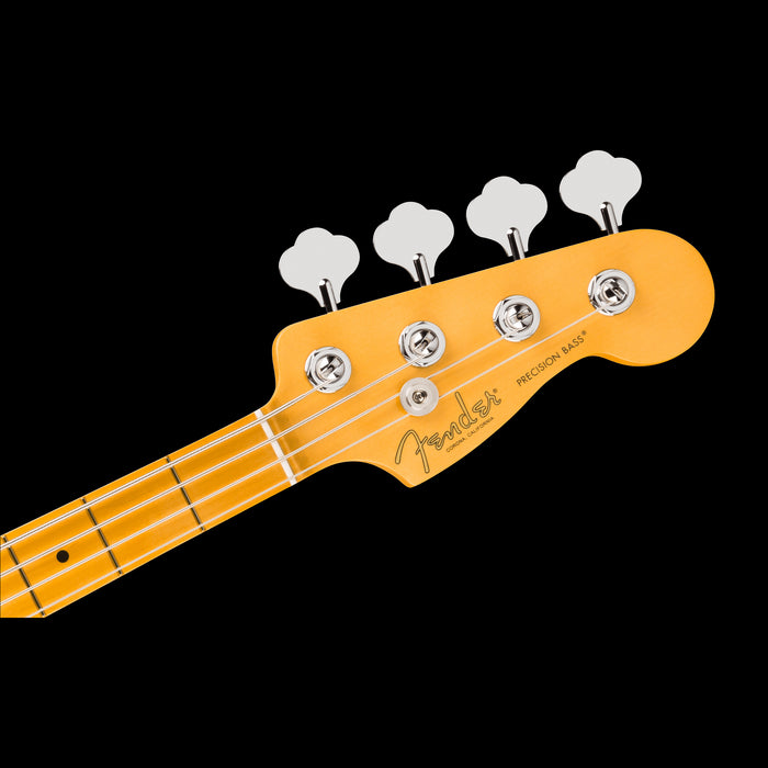 Fender American Professional Precision Bass Maple Olympic White Headstock 