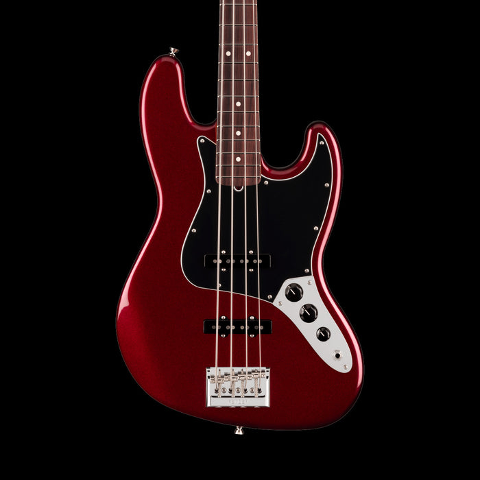 Fender American Professional Jazz Bass Rosewood Fingerboard Oxblood Front Crop