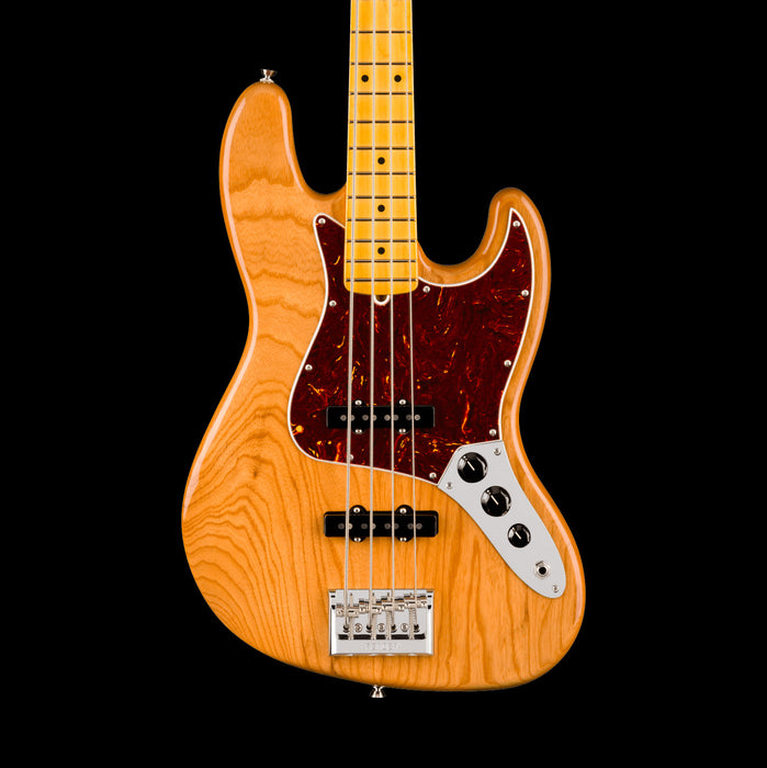 Fender American Professional Jazz Bass Maple Natural Front Crop 