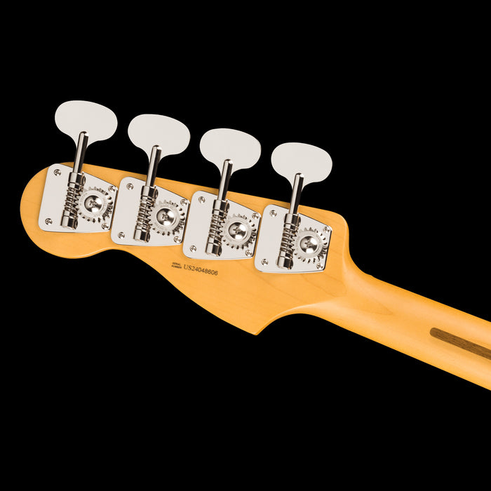 Fender American Professional Classic Precision Bass Maple Fingerboard Faded Lake Placid Blue Headstock Back