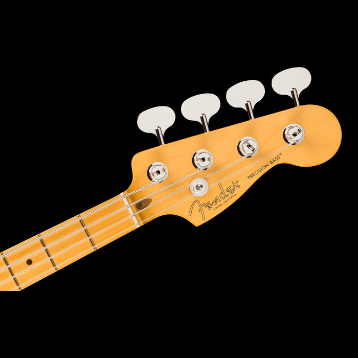 Fender American Professional Classic Precision Bass Maple Fingerboard Faded Lake Placid Blue Headstock 