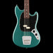 Fender American Professional Classic Mustang Bass Rosewood Fingerboard Faded Sherwood Green Metallic Front Crop
