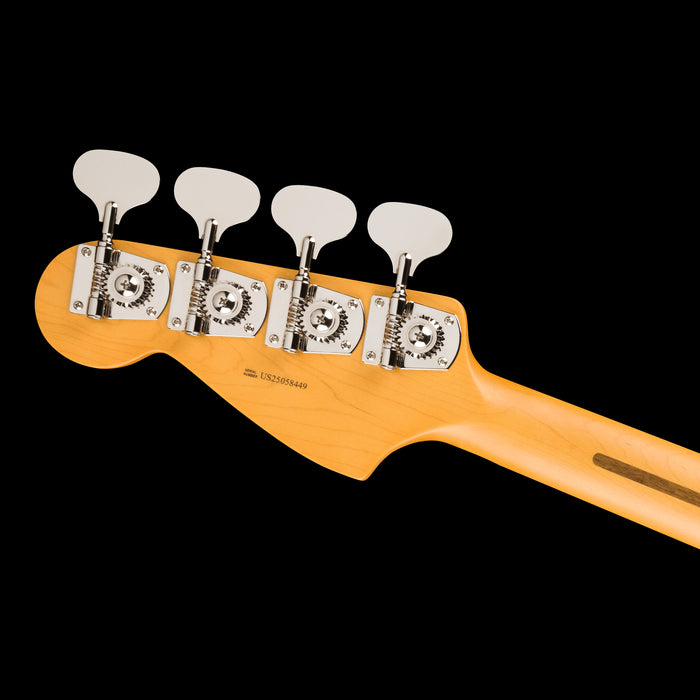 Fender American Professional Classic Mustang Bass Rosewood Fingerboard Faded Sherwood Green Metallic Headstock Back