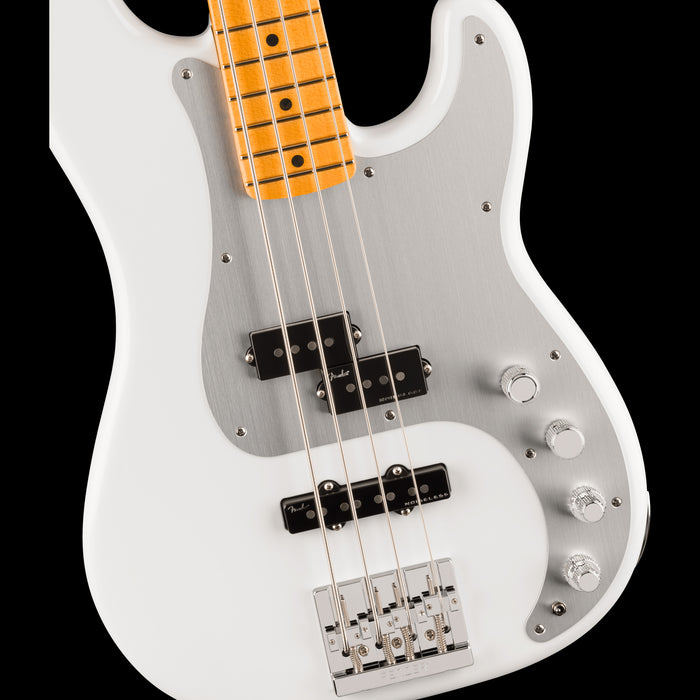 Fender American Ultra II Precision Bass Maple Fingerboard Avalanche Front Body