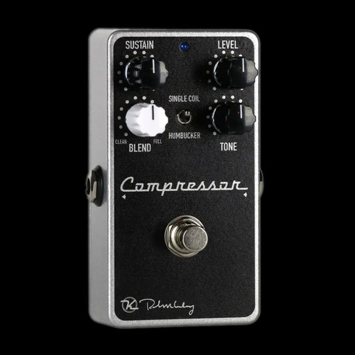 Keeley Compressor Plus 4-Knob Compressor Guitar Effect Pedal Front Angle