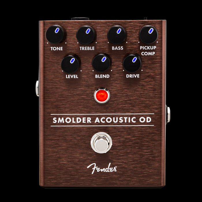 acoustic overdrive pedal Fender Smolder Acoustic Overdrive Guitar Effect Pedal — Truetone Music