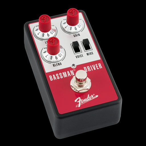 Fender Bassman Driver Pedal Front Angle