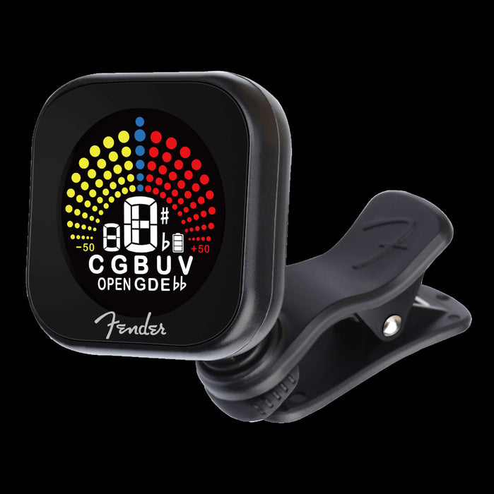 Fender Flash 2.0 Rechargeable Tuner Front Angle Left