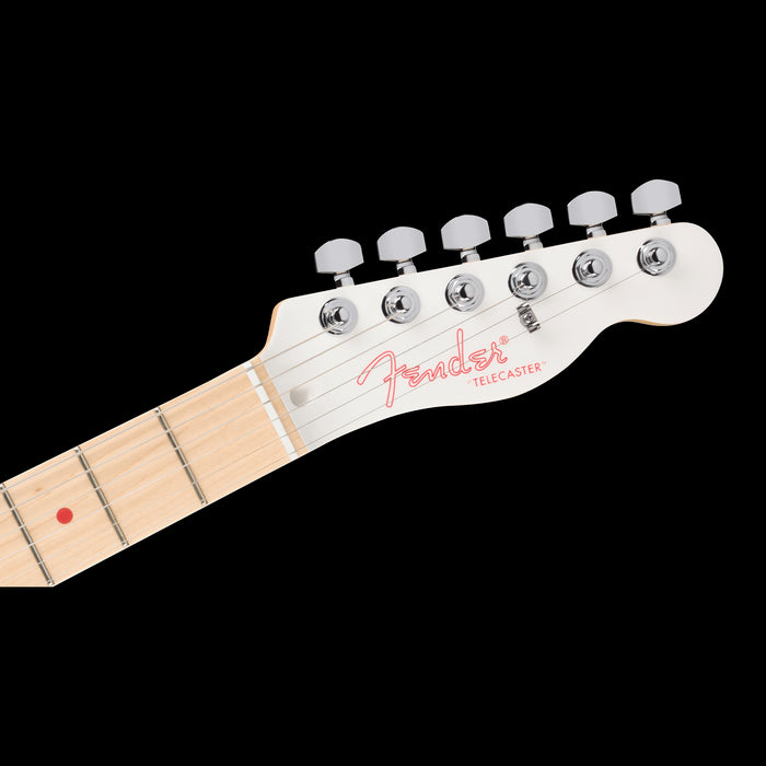 Fender John 5 Ghost Telecaster Arctic White Headstock 