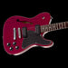 Fender Artist Series Jim Adkins JA-90 Telecaster Thinline Crimson Red Transparent Electric Guitar Contour Body Right