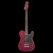 Fender Artist Series Jim Adkins JA-90 Telecaster Thinline Crimson Red Transparent Electric Guitar Front