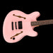 Fender Tom DeLonge Starcaster Satin Shell Pink Front Angle 
