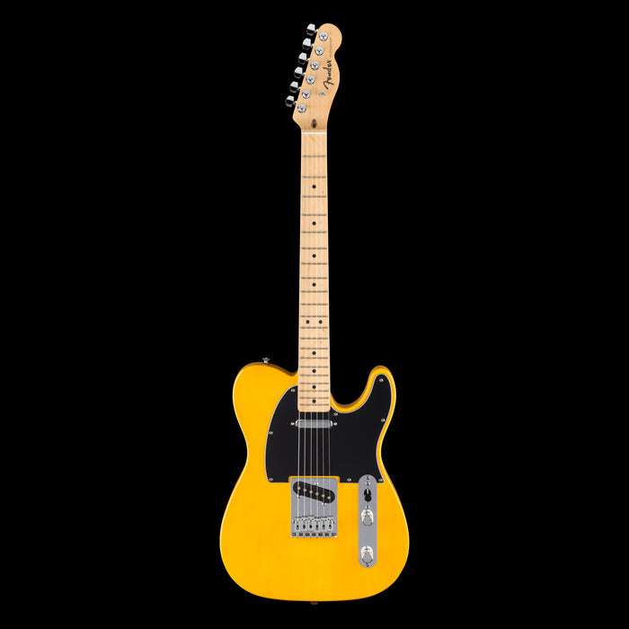 Fender Standard Telecaster Maple Fingerboard Black Pickguard Butterscotch Blonde Electric Guitar Front