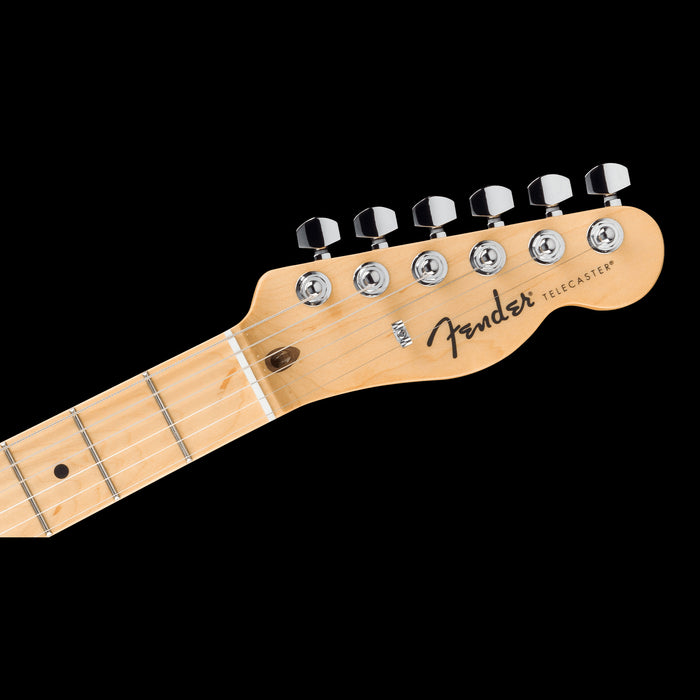 Fender Standard Telecaster Maple Fingerboard Black Pickguard Butterscotch Blonde Electric Guitar Headstock