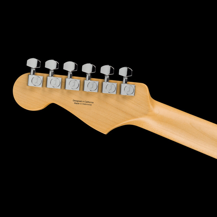 Fender Standard Stratocaster Maple Fingerboard White Pickguard Candy Cola Electric Guitar Headstock Back