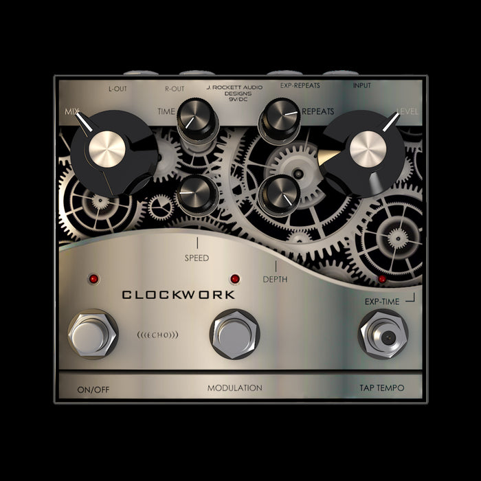 echo guitar pedal J Rockett Audio Designs Clockwork Echo Guitar Effect Pedal — Truetone Music