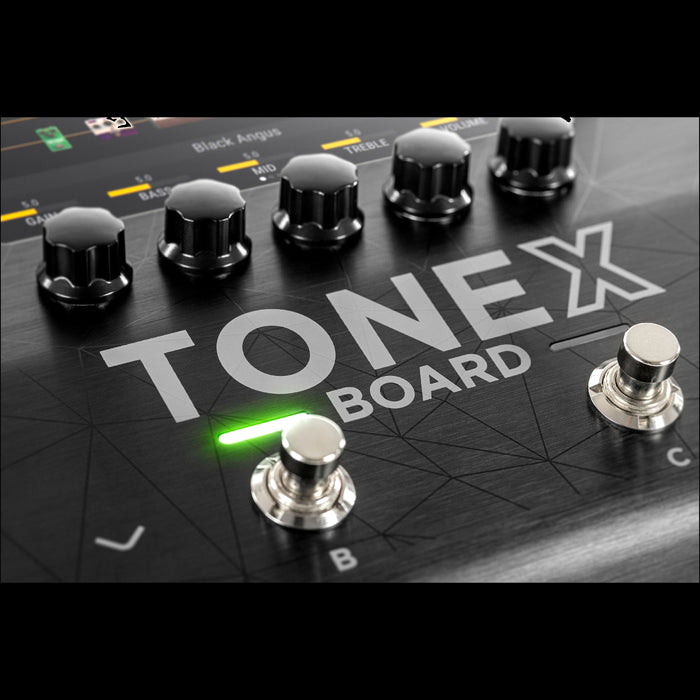 IK Multimedia TONEX Board Multi-Effects Processor Pedal Closeup Controls