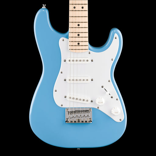 Squier Mini Stratocaster California Blue Front Crop