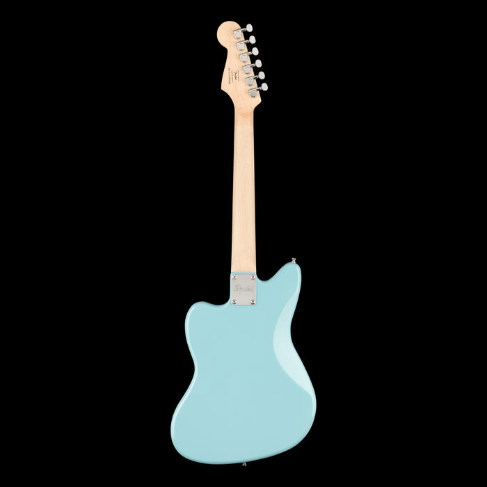 Squier Mini Jazzmaster HH Daphne Blue Electric Guitar Back