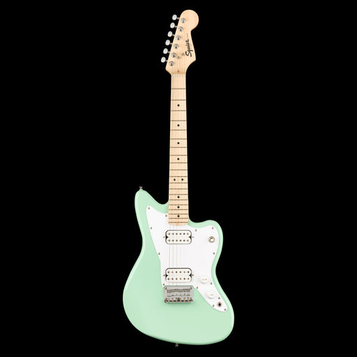 Squier Mini Jazzmaster HH Maple Fingerboard Surf Green Electric Guitar Front