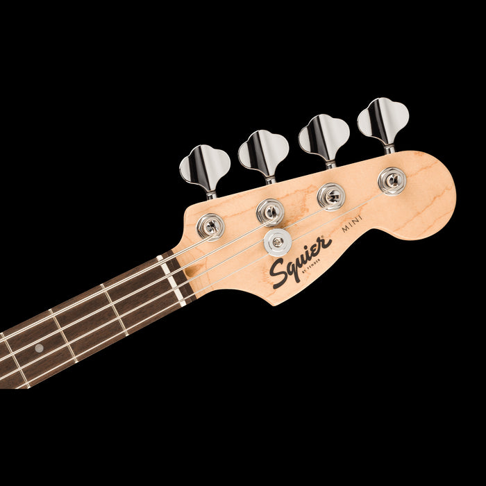 Squier Mini Precision Bass 2-Color Sunburst Headstock Front 