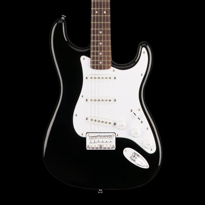 Squier Bullet Stratocaster HT Black Front Crop