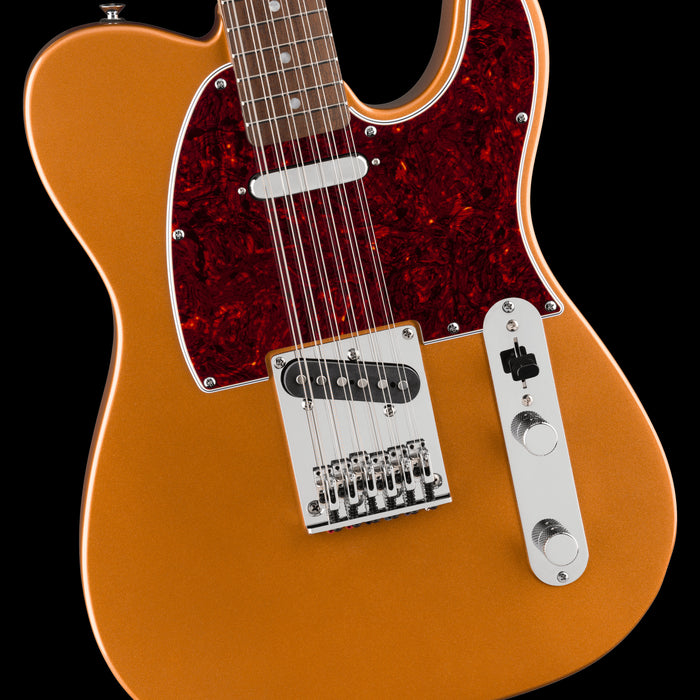 Squier Paranormal Troy Van Leeuwen Telecaster XII Copper Front Body Detail 
