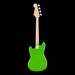 Squier FSR Sonic Bronco Bass Maple Fingerboard White Pickguard Lime Green Back