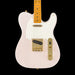 Squier FSR Classic Vibe ‘50s Gold Hardware White Blonde Front Crop